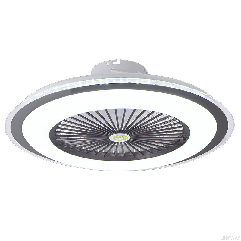 Wholesale factory Fashionable Modern Remote Control Deluxe Led Ceiling Strip Hanging Light with Fan