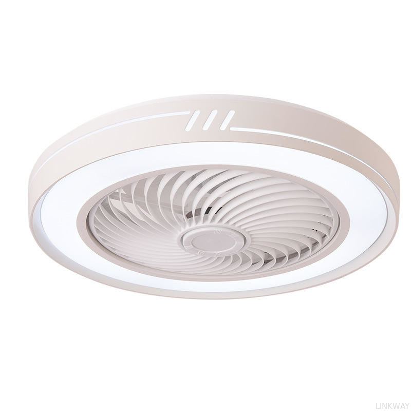 Wholesale    Cross-border for Bedroom Living Dining Room Quiet Invisible Ceiling Fan Light Ultra-thin Intelligent