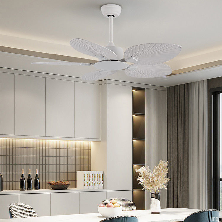wholesale, manufacturer, factory  Vintage Style Black White Living Room Bedroom Decorative 5 ABS Blades Modern Remote Control Ceiling Fan