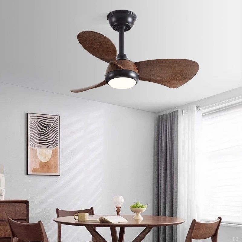 Factory 38-Inch Modern LED Ceiling Fan with 3 Blades DC Motor Remote Control Switch Project Installation for Living Room Interiors