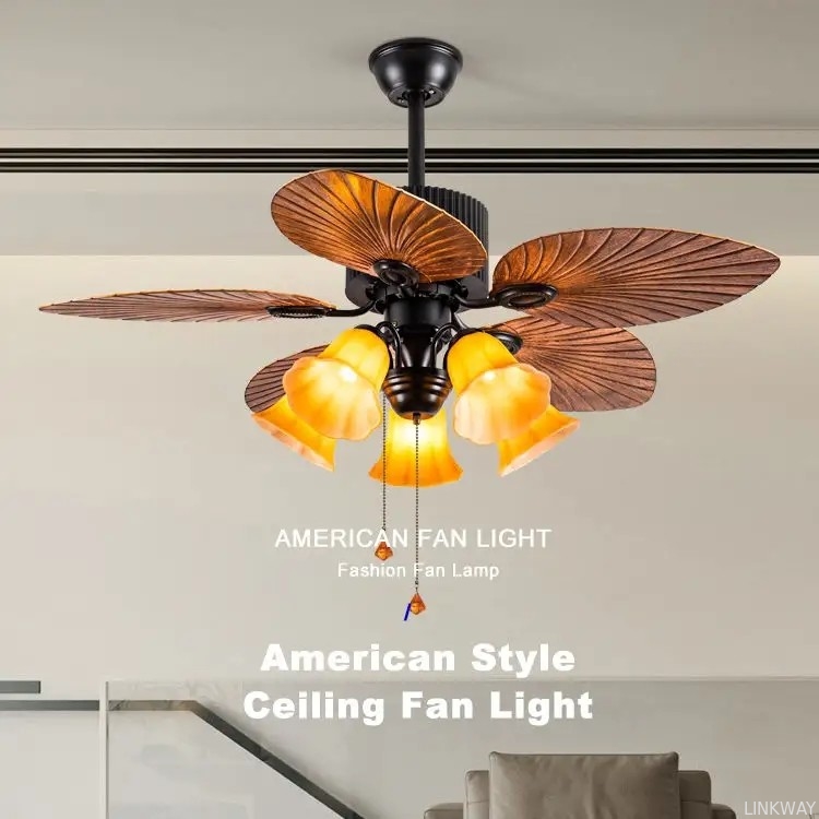 Manufacturer 52 Inch Luxury Indoor ABS Living Room Bedroom Minimalist Stylish Zipper Ceiling Fan