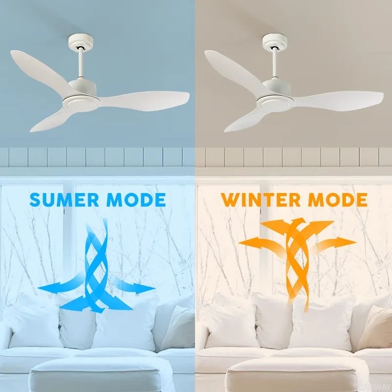 Wholesale factory Domestic ABS Fan 3 Blades 42 Inches Remote Control Frequency Conversion Ceiling Fan