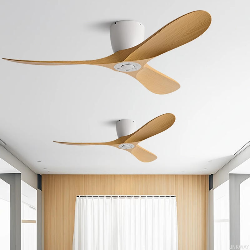 Wholesale factory Propeller 52 Inch Smart Ceiling Fan with Light and Remote Control