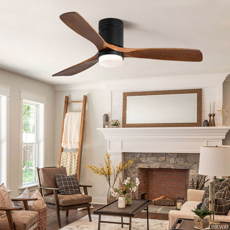 Wholesale   American Style Vintage Decorative Fan Ceiling 220v Winding Powered Ceiling Fan With Light