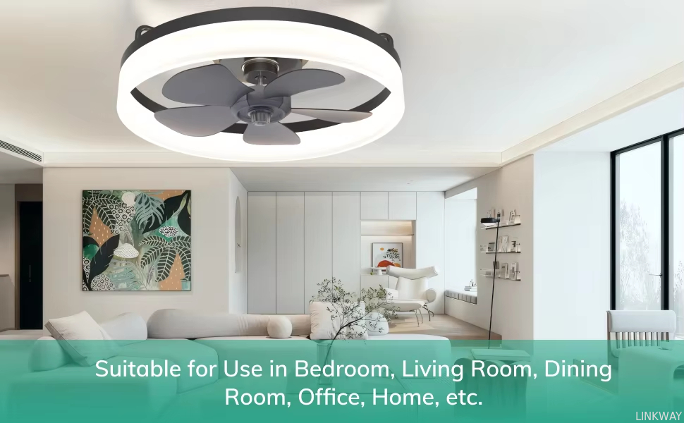 Wholesale factory Modern Dimmable Led Fan Ceiling Light Led Remote Control