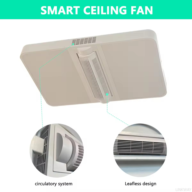 Wholesale factory Luxury Decorate Room or Hotel Ceiling Fan Light Recessed Smart LED Ceiling Fan Lamp With Remote Control