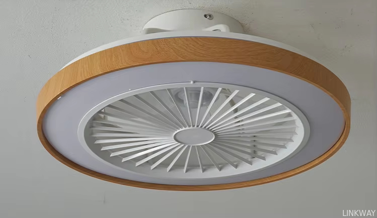 Wholesale factory 2025 Summer Hot Sale Ceiling Fan Light for Bedroom Tiny House 50CM Ceiling Fan with Light 72W Including Remote APP Control