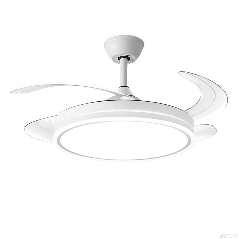 wholesale   Contemporary Ceiling Light With Fan For Home Or Villa Metal Iron Copper For Ambient Lighting