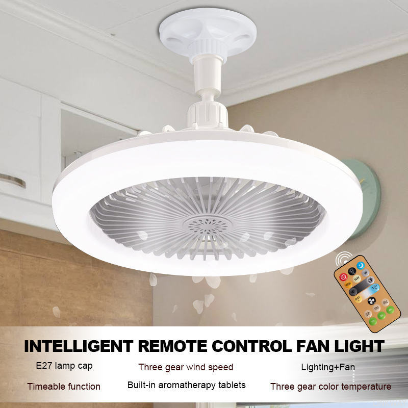 Wholesale    New Star Shape Lighting Ceiling Fans With Lights Remote Control Romantic Invisible Ceiling Fan With Led Lights