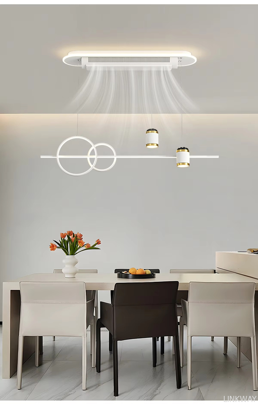 wholesale   Ceiling Fan with Light Remote Control for Bedroom Livingroom Dining Eye Protection Silent Fans Lights
