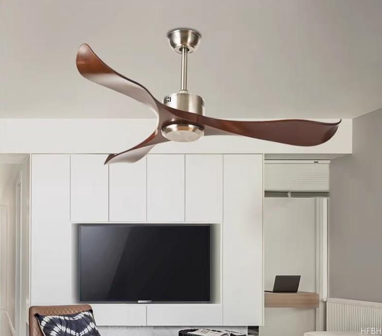 Factory 3 Blade LED Light Ceiling Fan with Remote Control Waterproof Outdoor Design for Hotels Budget-Friendly