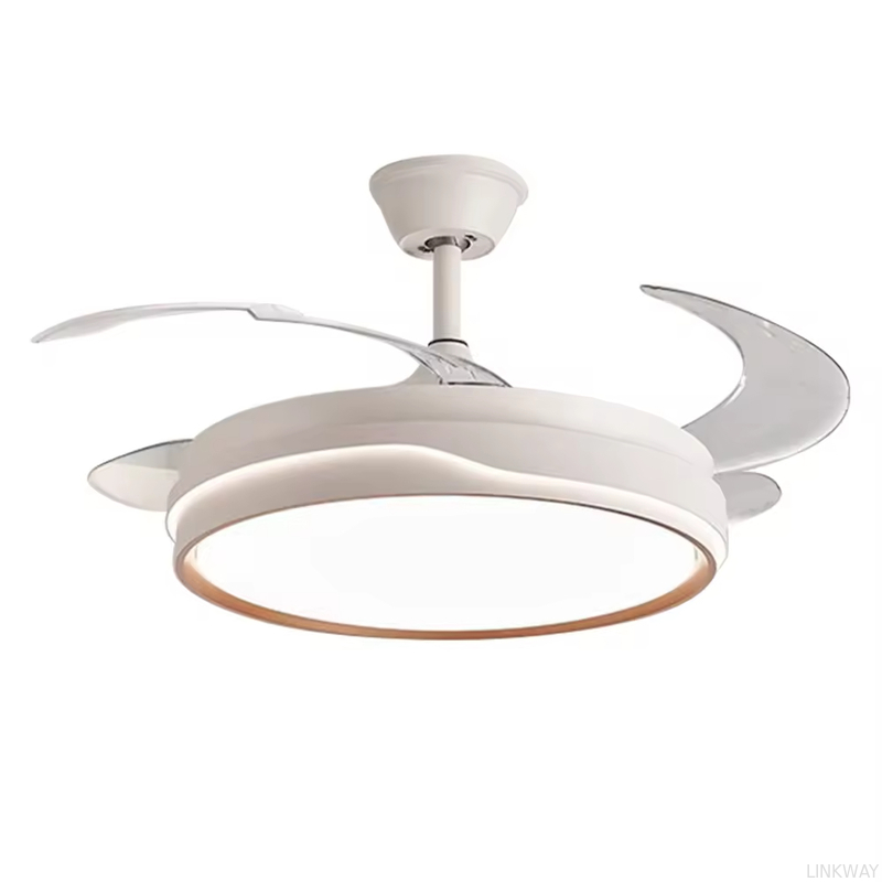 wholesale  Multifunctional Iron+ABS+Acrylic Environment-friendly 18W Ceiling Fan Light