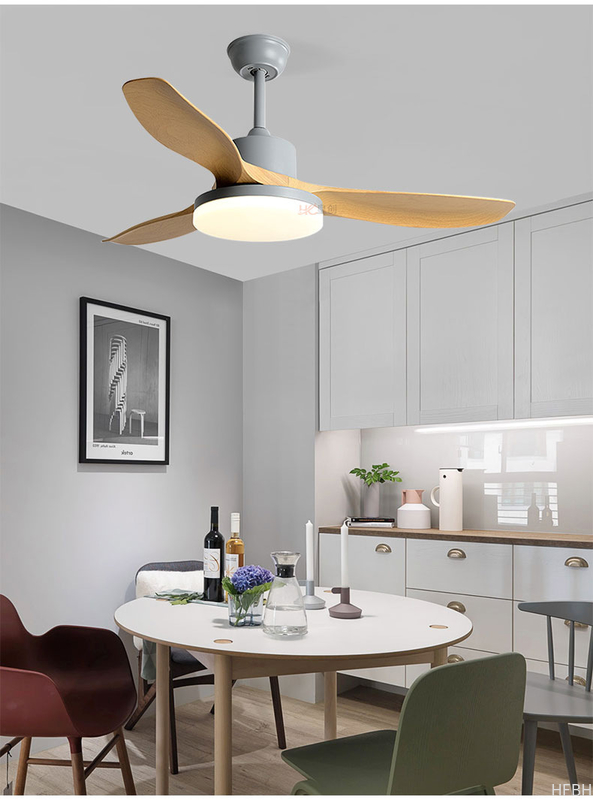 wholesale, manufacturer, factory，batch,tailered, customized   Nordic Simple ABS Ceiling Fan With Remote Control 61 Inch Super Wind Ceiling Fans