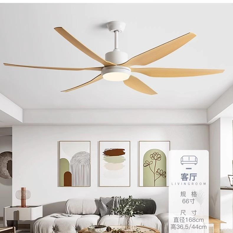 Factory 66 Inch Indoor Decorative Ceiling Fan With Led Light 3 Colour Change Fan With Light