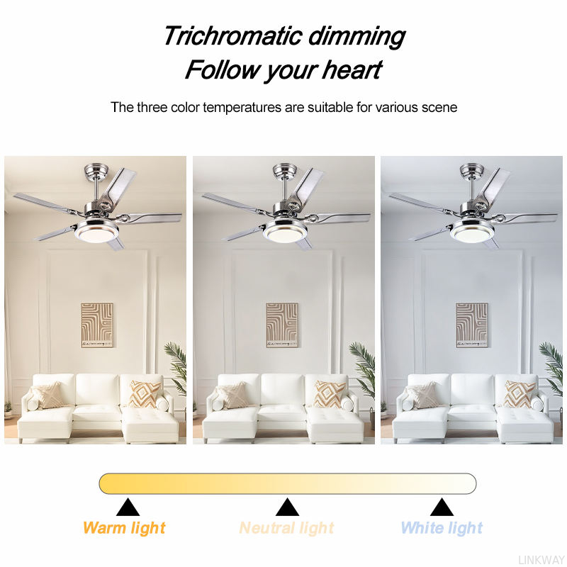 Sitting Room Ceiling Fan With Light Modern Decorative Ceiling Fan With Led Lights