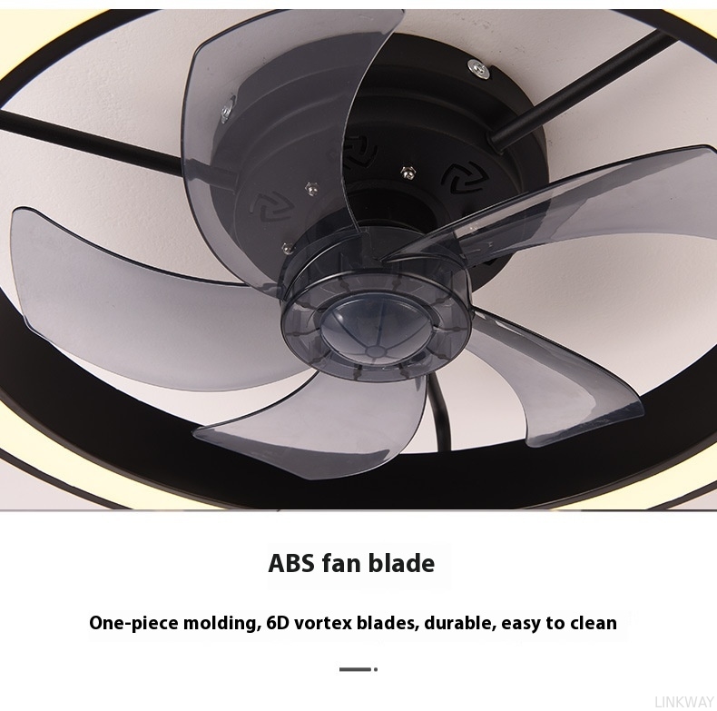 Factory Remote APP Control Smart Low Profile Ceiling Fan Light Flush Mount LED Ceiling Light 6 Wind Speeds New Technology Ceiling Fans