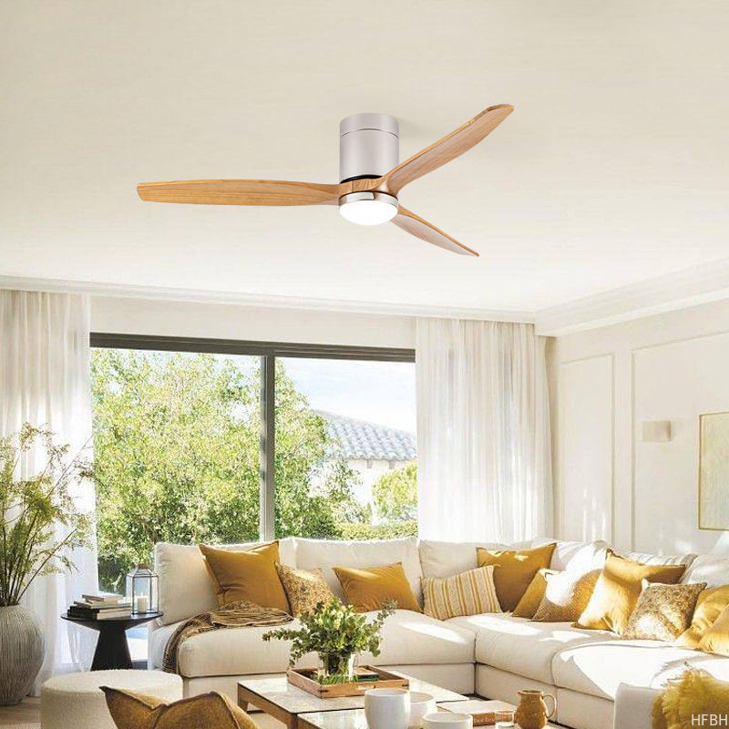HFBH Model 666 Modern Design White Color Fan with Light Kit