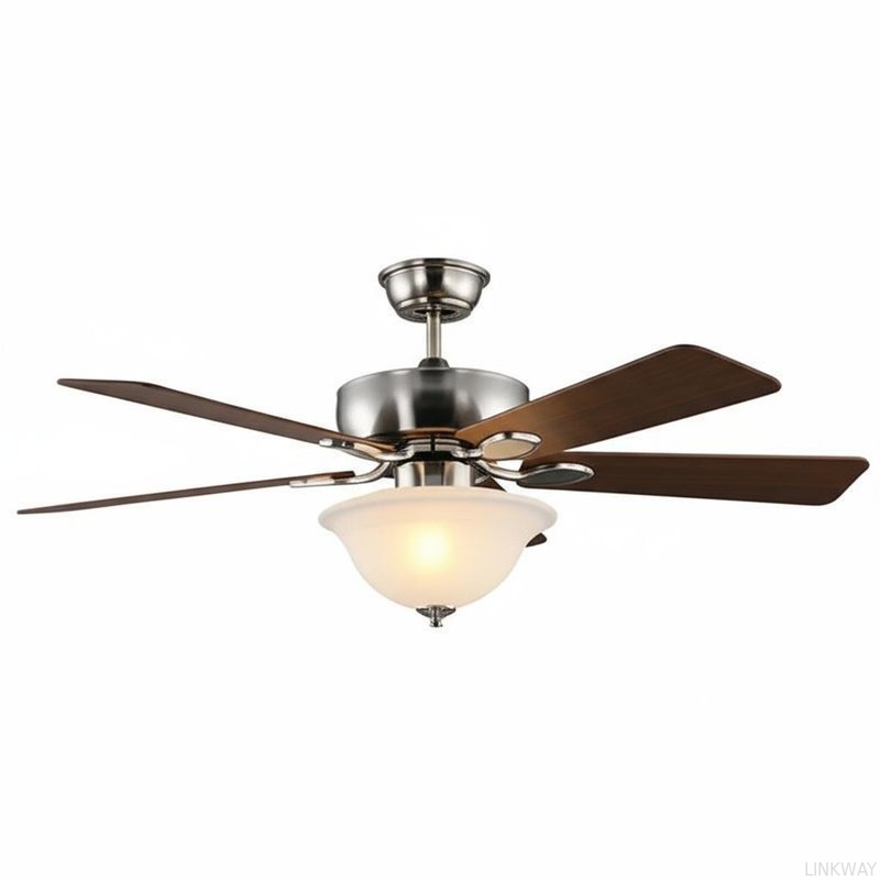 Factory Model 330 42inch 48inch LED Fan Light Metal Blade Bronze Color Silver Color Classic US Design