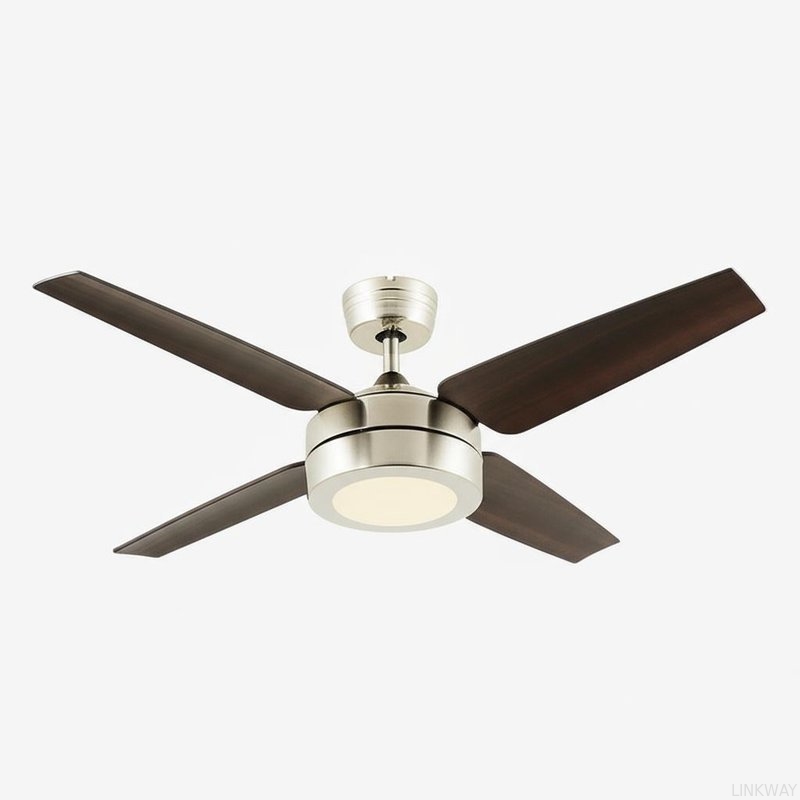 Wholesale 4 Metal Blade Household Modern Ceiling Fan LED Light 70W Power Consumption