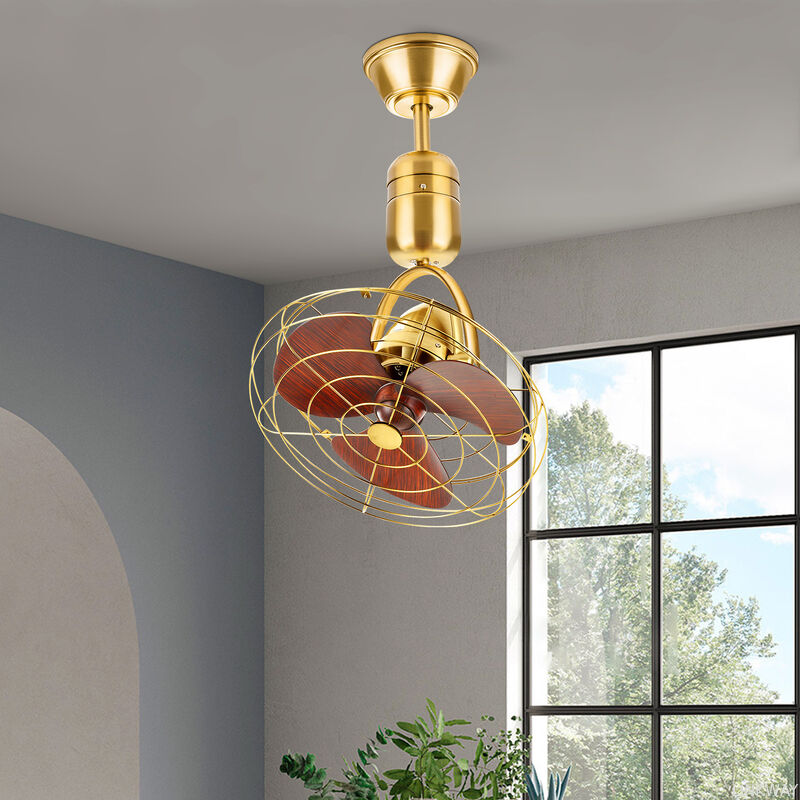 New Quiet Oscillating Fan for Study, Kitchen, and Bar Counter Dual-Purpose Wall-Mounted Ceiling Fan for Bedroom with High Airflow