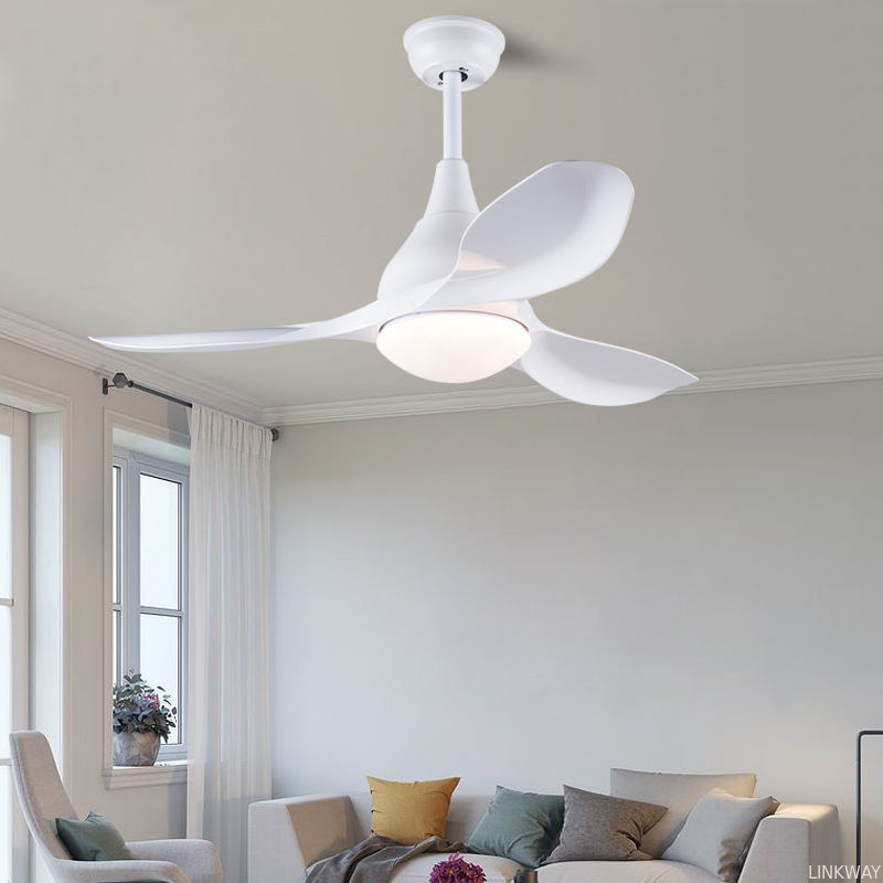 ABS Fan 42/52 Inch Modern Design Ceiling Fan With Lamp Remote Control 3 Blades Ceiling Fan Lights Ventilador De Techo