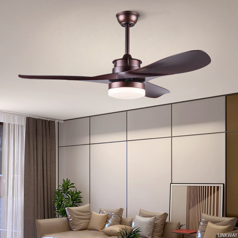 ABS Fan 46 Inch Modern Design Ceiling Fan With Lamp Remote Control 3 Blades Ceiling Fan Lights Ventilador De Techo Con Luz
