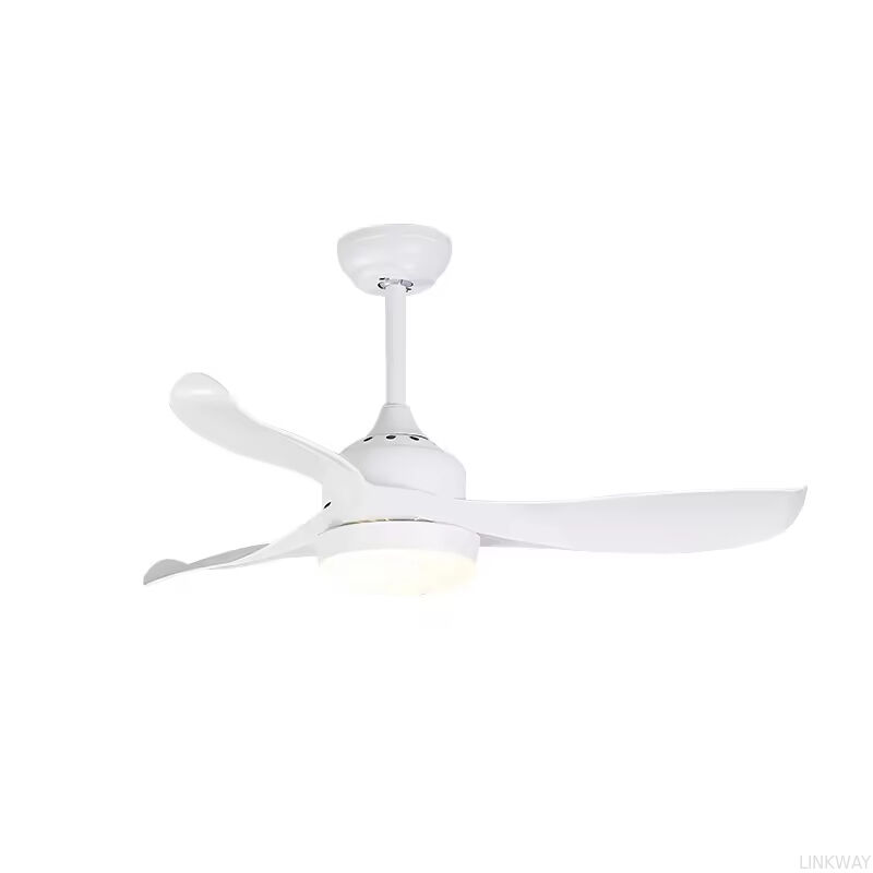 Blade DC Ceiling Fan Light Decorative Speed Control Air Conditioning ABS Plastic Brown Remote Control Ceiling Fan