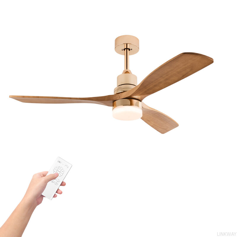Manufacturer Modern 3 Blade Ceiling Fan 52 Inch Ceiling Fan With Light And Remote Control