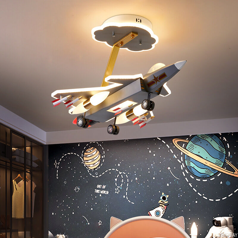 Modern Designer LED Industrial Ceiling Light Chandelier Smart Remote Control Helicopter Fan 0 Blades Living Room Application