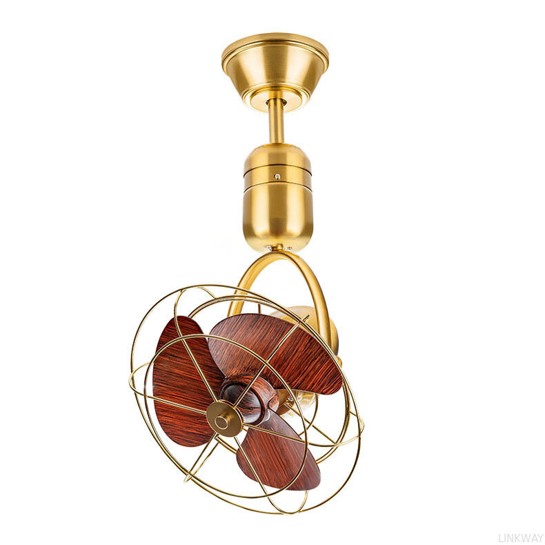 Oscillating Wall-mounted Ceiling Fan 3-Blade ABS Remote Control Outdoor Use BLDC Motor & Quiet Design