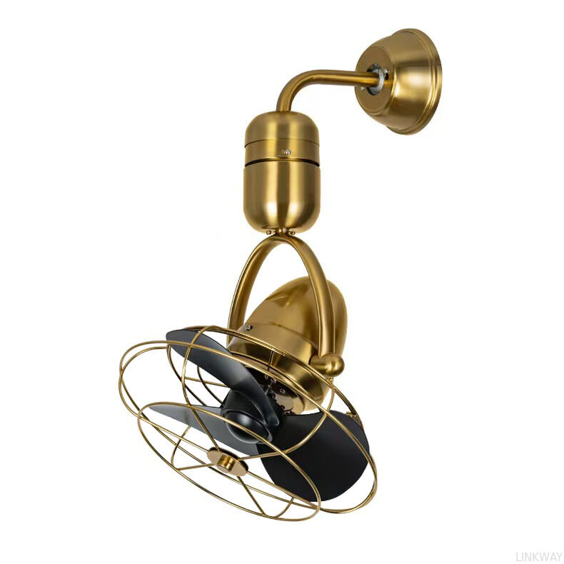 Oscillating Wall-mounted Ceiling Fan 3-Blade ABS Remote Control Outdoor Use BLDC Motor & Quiet Design