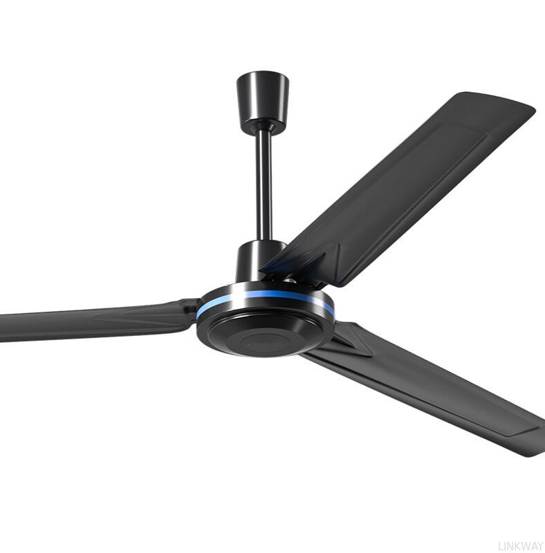 High Quality Ceiling Fan Without Light Attractive Silver Five Wind Speed KDK 3 Blades Ceiling Fans for Hotel Living Room