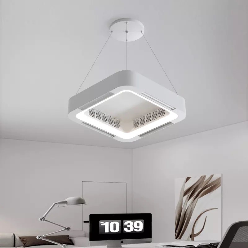 Custom BLDC Ceiling Fan Remote Control Modern Bladeless Ceiling Fan With Light