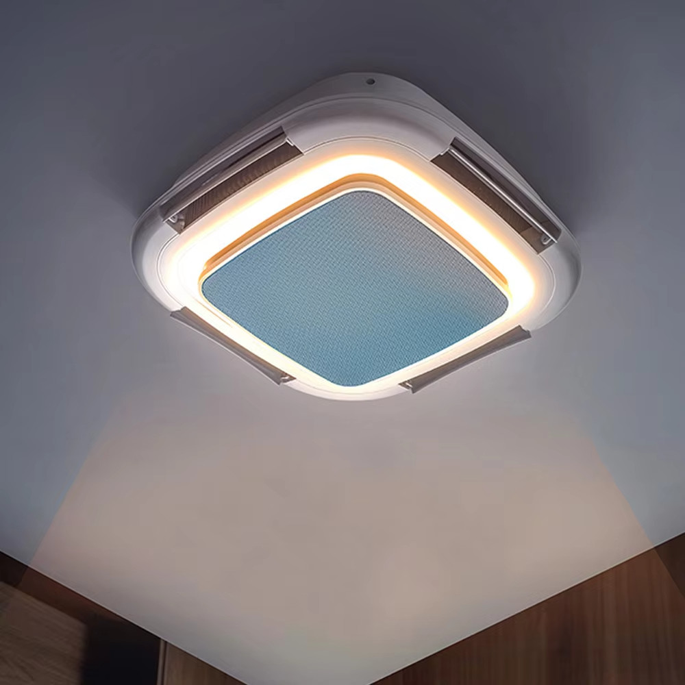 Wholesale factory High End Bladeless Ceiling Fans , Modern Smart Ceiling Fan With Lights And Remote Control