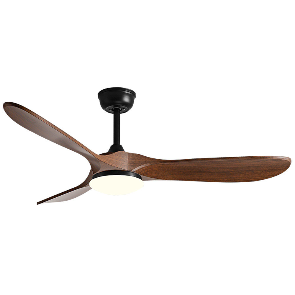 Manufacturer 110V 220V Modern Ceiling Fans With LED Lights Timber DC Motor Remote Control