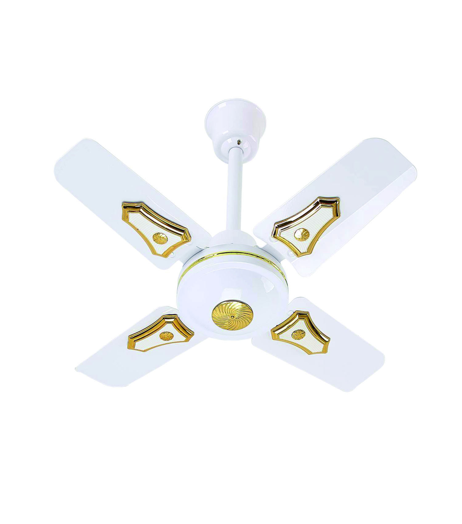 Wholesale factory White 24 Inch 4 Blade Ceiling Fan With Light , Electric Ceiling Fan With Remote