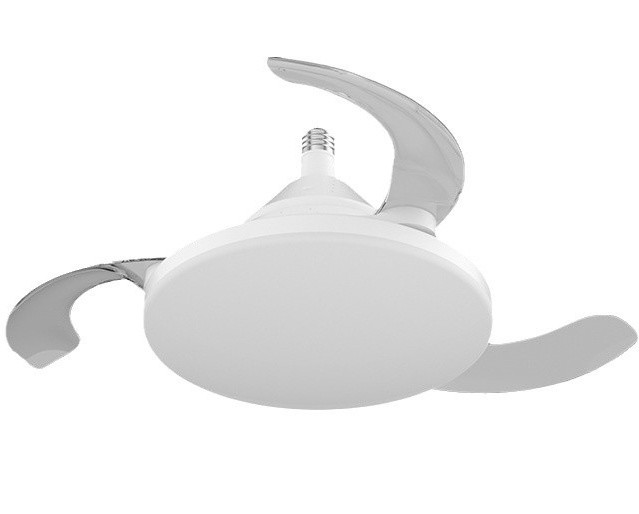 wholesale  3 Color Stepless Dimming Invisible Blade Ceiling Fan With LED Light And Remote