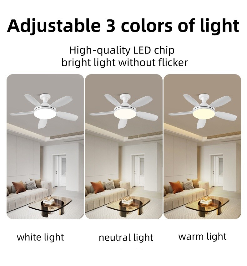 wholesale  360 Rotating Ceiling Fan ABS Blades 32 Inch Ceiling Fan With LED Light