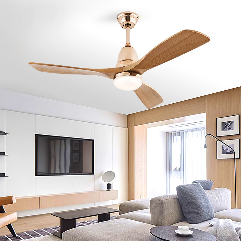 Manufacturer Modern 3 Blade Ceiling Fan 52 Inch Ceiling Fan With Light And Remote Control