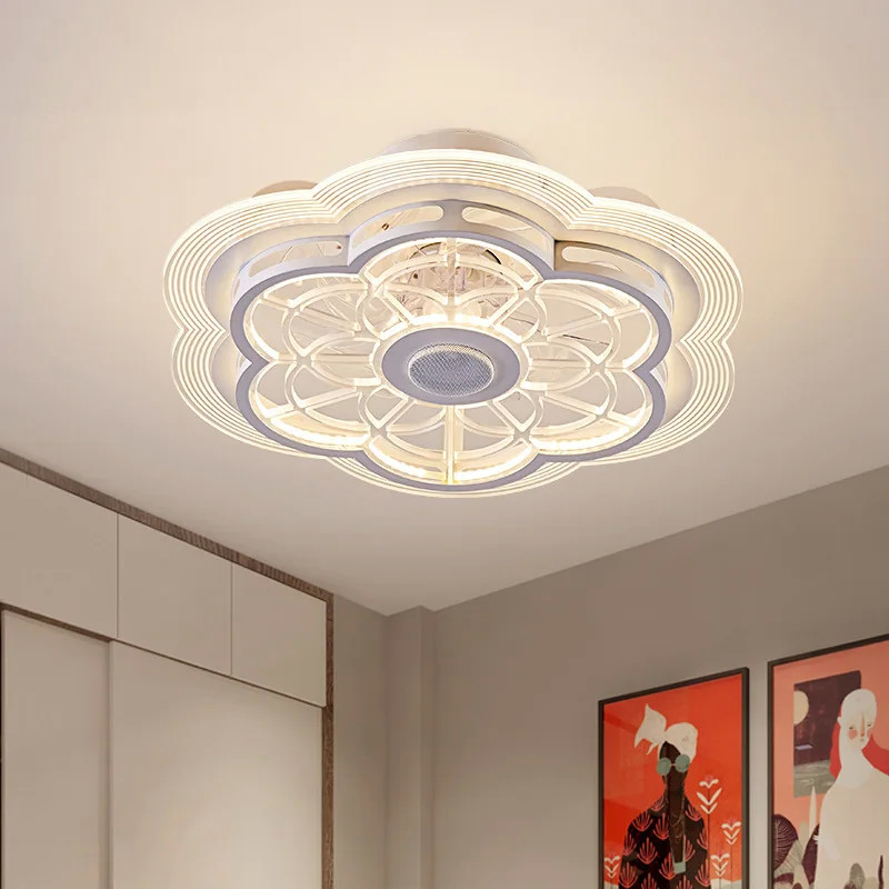 Wholesale factory Simple Modern Living Room Ceiling Fan Light , Chandelier Ceiling Fan For Bedroom