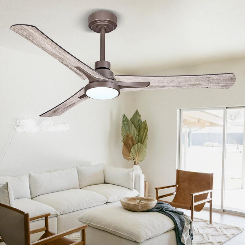 Wholesale factory Custom Adjustable Light Ceiling Fan , 3 Reversible Blade Ceiling Fan With Light And Remote