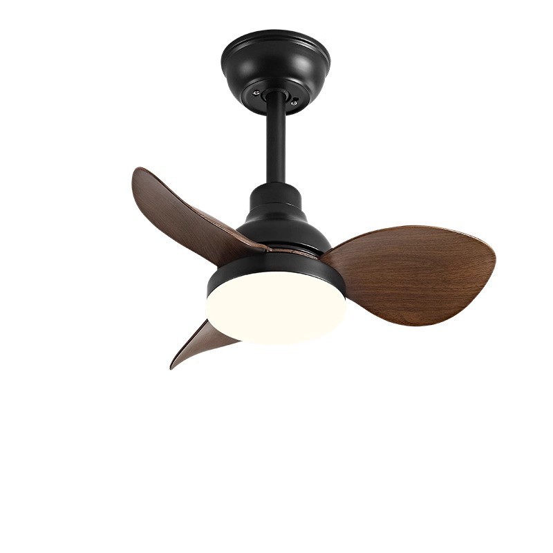 wholesale  Solid Wood Ceiling Fan 22 inch Silent Fan Pendant Light Variable Frequency