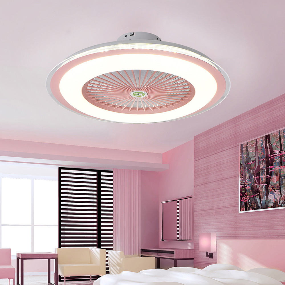 Wholesale factory Fashionable Modern Remote Control Deluxe Led Ceiling Strip Hanging Light with Fan
