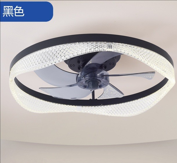 Wholesale    Bedroom Ceiling Fan Light LED 60W Variable Frequency Dimmable Restaurant Mute Invisible Ceiling Fan With Lighting