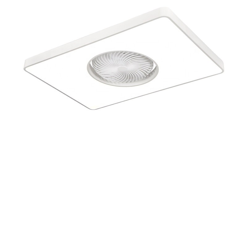 Wholesale    XD1 48cm Small Modern Bladeless Ceiling Fan with Led Light Remote Control Flush Mount Living Room Bedroom Children Invisible