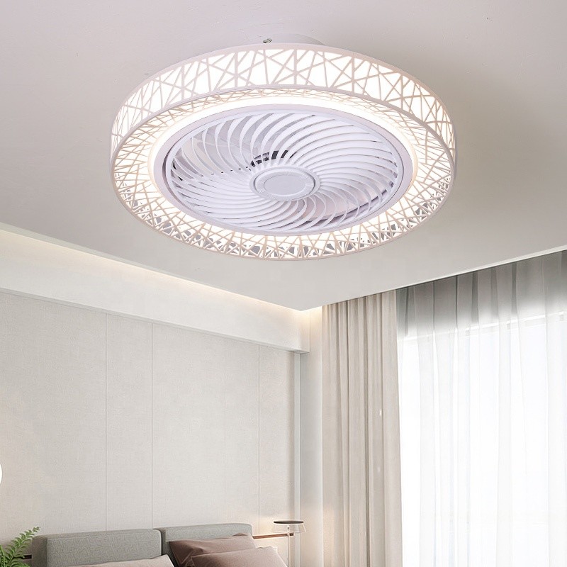 wholesale   Bladeless Ceiling Fan with Light Fan Lamp with App Control Tuya Alexa Google Control