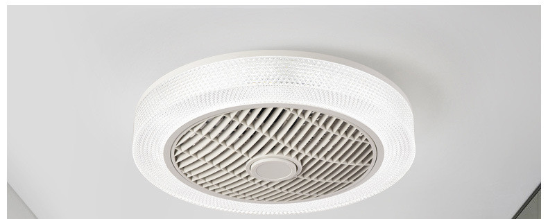 Ultra-Thin LED Ceiling Fan Lamp For Modern Home Optimal Comfort Invisible Fast Heating For Bedroom Dining Room Simple Living