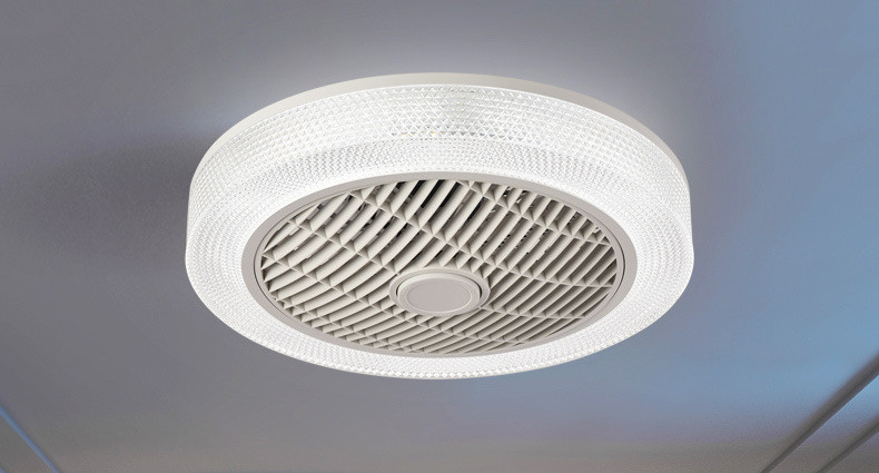 Ultra-Thin LED Ceiling Fan Lamp For Modern Home Optimal Comfort Invisible Fast Heating For Bedroom Dining Room Simple Living