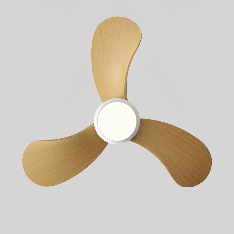 Factory 38-Inch Modern LED Ceiling Fan with 3 Blades DC Motor Remote Control Switch Project Installation for Living Room Interiors