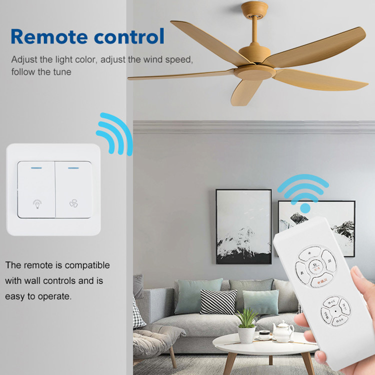 Manufacturer Wholesale Lower Noise Stable Operation Pure Copper Motor 42 Inch Remote Control Modern Ceiling Fan